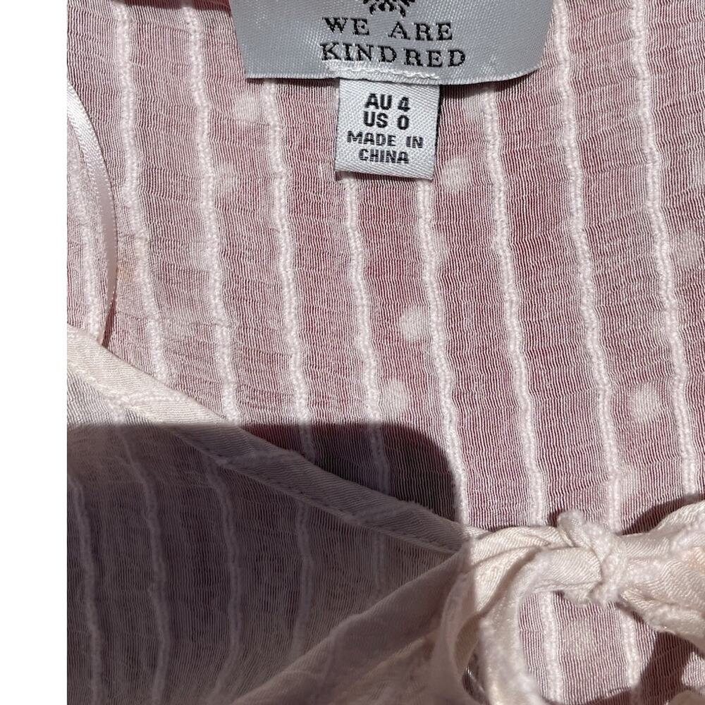 We Are Kindred Aurora Blouse Women's gauzy blouse soft girl sz 0 aussie - Picture 11 of 12